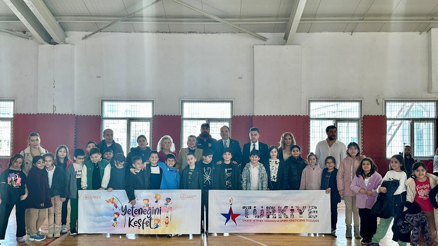 KAYMAKAMIMIZ CEVDET ERTÜRKMEN TÜRKİYE SPORTİF YETENEK TARAMASI VE SPORA YÖNLENDİRME PROGRAMINA KATILDI