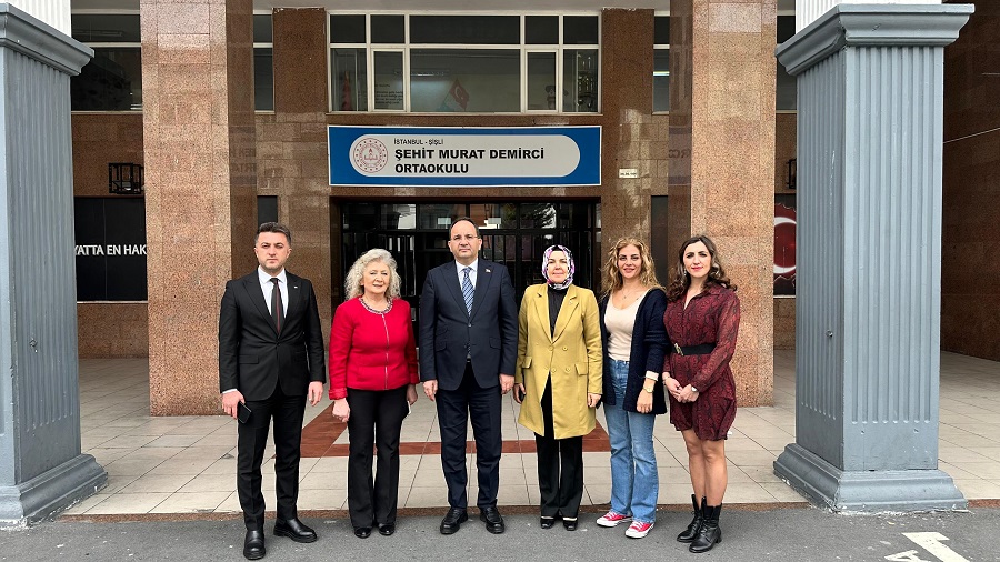 KAYMAKAMIMIZ CEVDET ERTÜRKMEN ŞEHİT MURAT DEMİRCİ ORTAOKULUNU ZİYARET ETTİ
